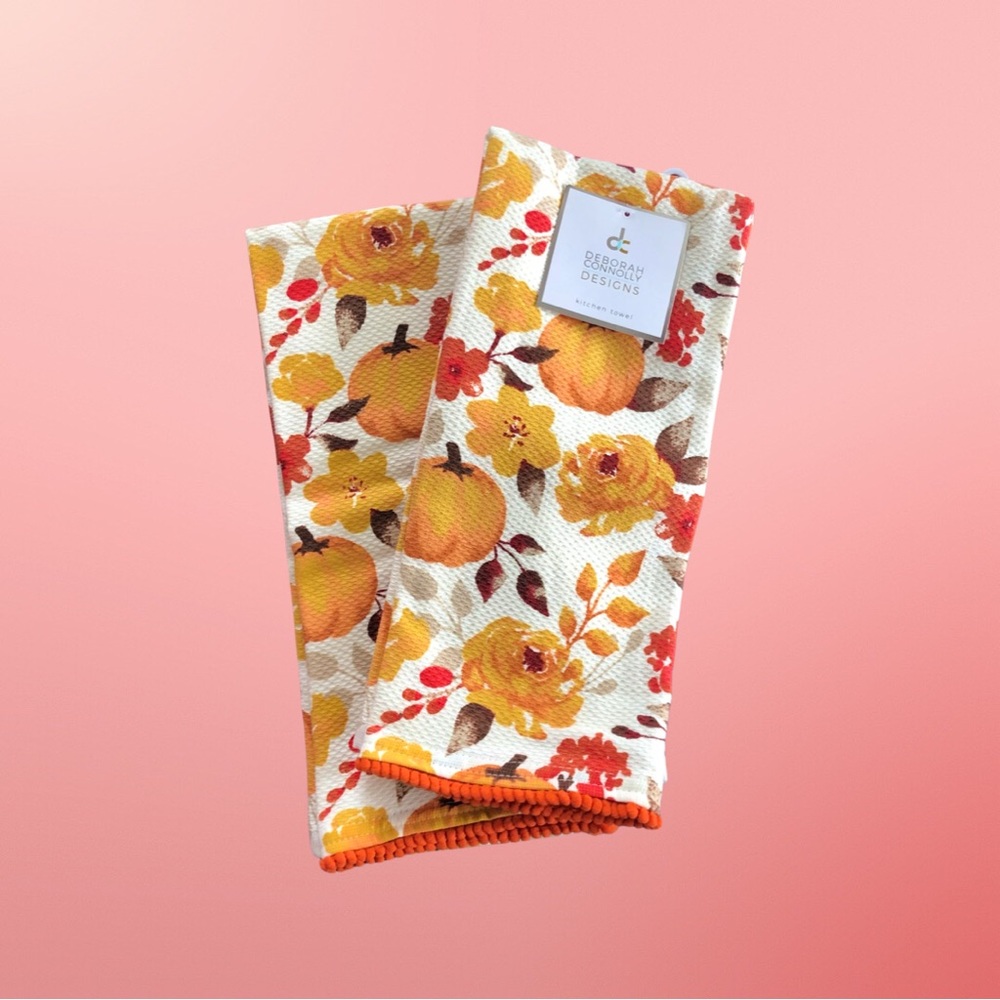 🆕 DEBORAH CONNOLLY Kitchen Towels - Set of 4